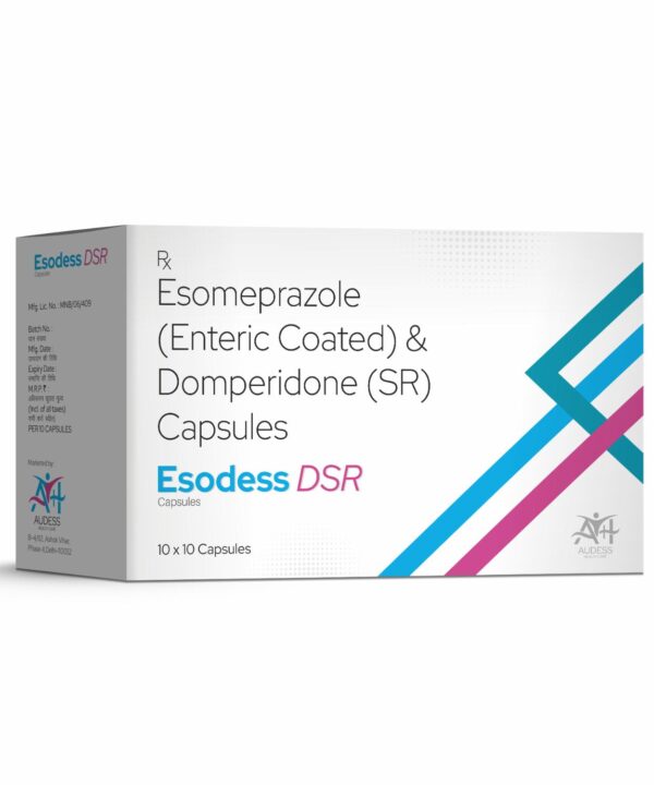 Esomeprazole Enteric Coated & Domperidone Sustained Release Capsules - Esodess DSR