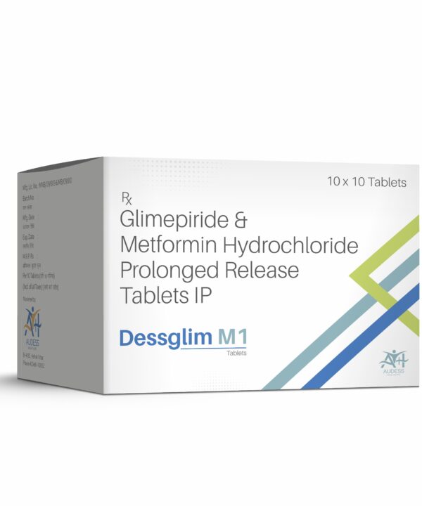 Glimepiride & Metformin Hydrochloride Prolonged Release Tablets I.P - Dessglim M1 - Audess Health Care