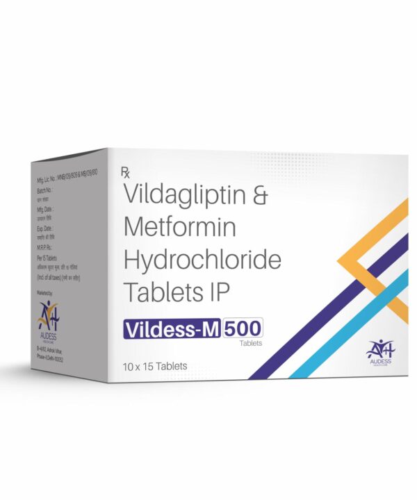 Vildagliptin & Metformin Hydrochloride Tablets IP - Vildess M - Audess Health Care