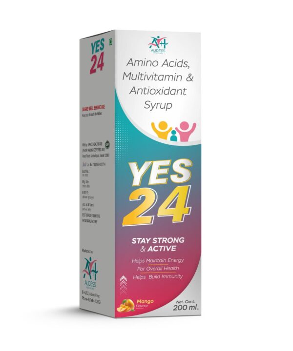 Amino Acids Multivitamin & Antioxidant Syrup - YES 24 Syrup - Audess Health Care