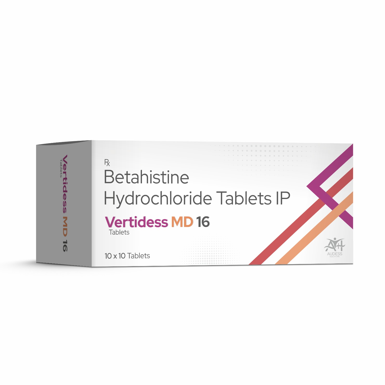 Betahistine Hydrochloride Tablets IP 16 Mg - Vertidess MD 16 - Audess Health Care