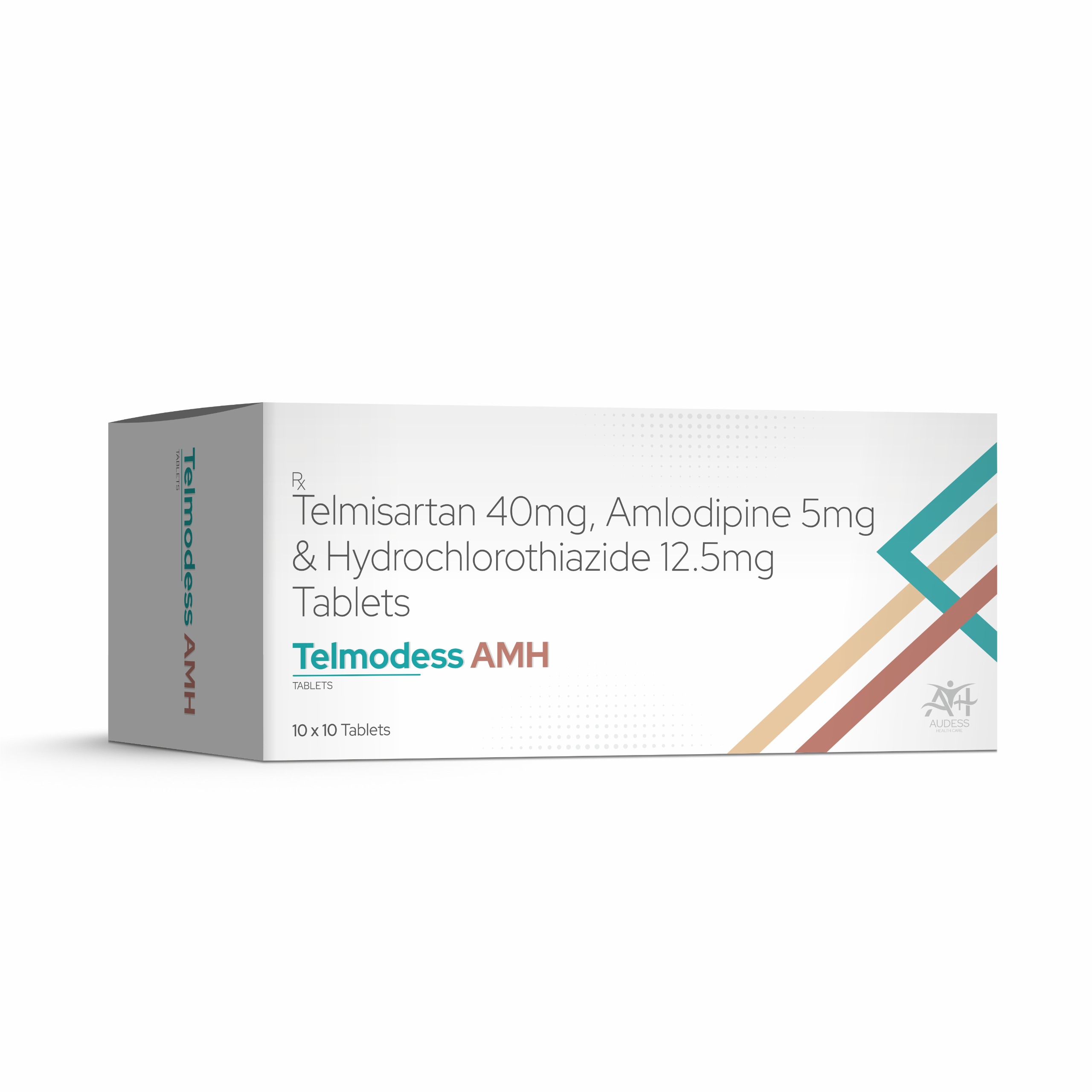 Telmisartan, Amlodipine & Hydrochlorothiazide Tablets - Telmodess AMH - Audess Health Care