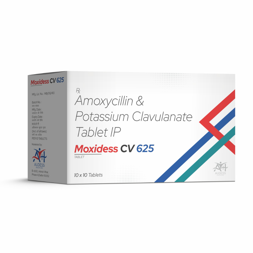 Amoxycillin & Potassium Clavulanate Tablets IP - Moxidess-CV 625